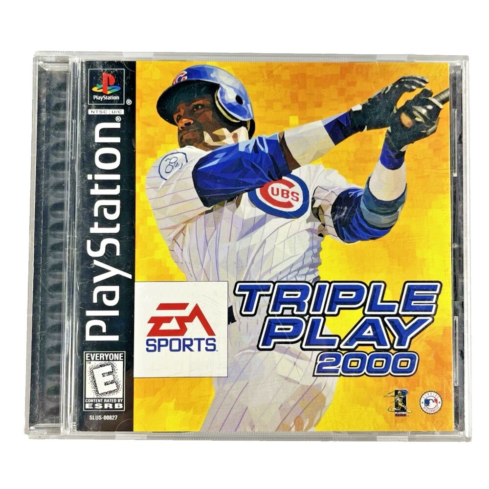 Triple Play 2000 Sammy Sosa Sony PlayStation PS1 Complete with Manual Tested